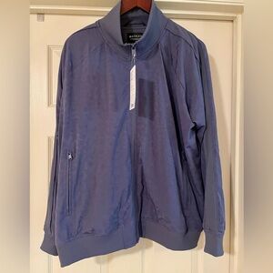 NWT! Athleta Women’s Brooklyn Bomber Jacket Leopard Jacquard Size 1X